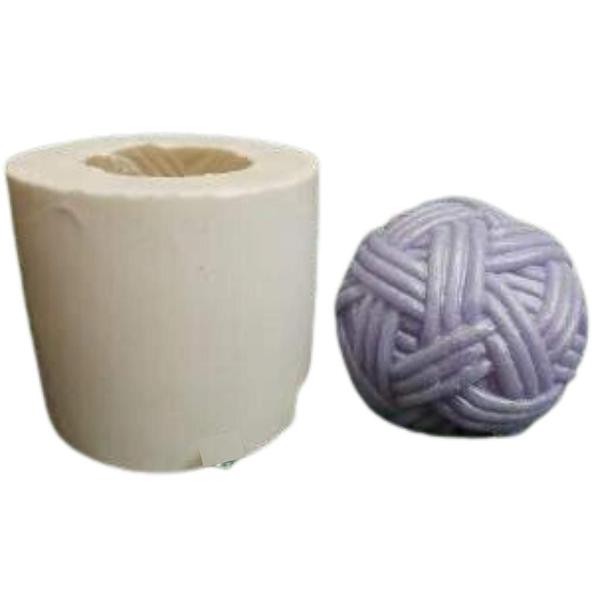 Forma de Silicone - Bola Rattan - Decore Artesanatos SP Imagem de Forma de Silicone - Bola Rattan