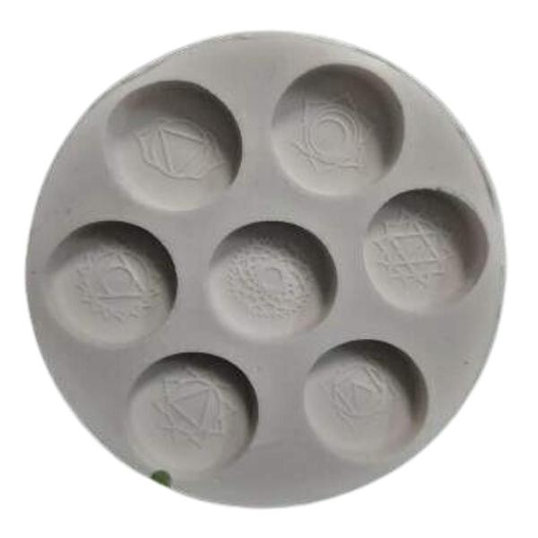 Imagem de Forma de Silicone - Chakras Pastilha 7 Cav