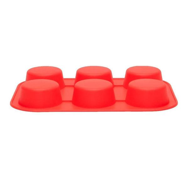 Imagem de Forma De Silicone Cupcake 6 Cavidades Petit Gateau Bolinho - Mimo Style