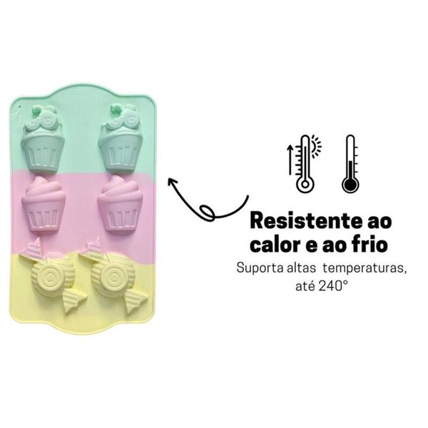 Imagem de Forma de silicone Divertida - 7747