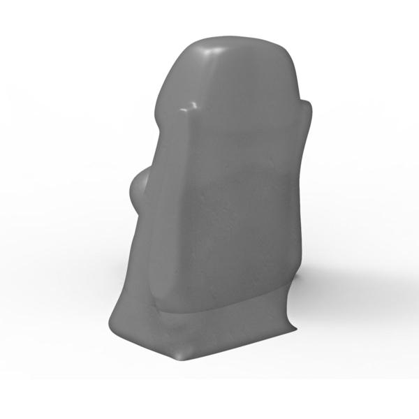 Imagem de Forma de Silicone Estatua Moai  Decoração Cabeças da Ilha de Páscoa  Artesanal