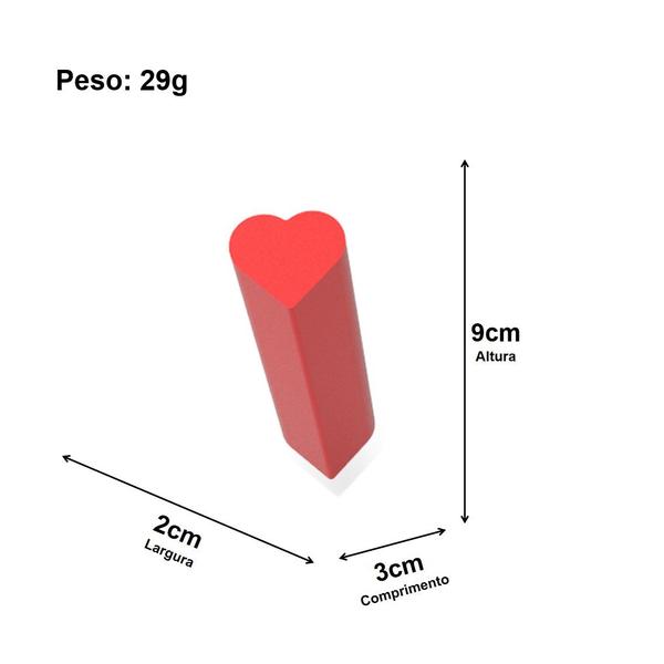 Imagem de Forma de Silicone Extrusora Coração Ib-1764