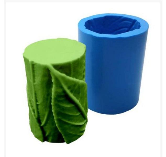 Forma de Silicone - Folha Tubo - Decore Artesanatos SP Imagem de Forma de Silicone - Folha Tubo