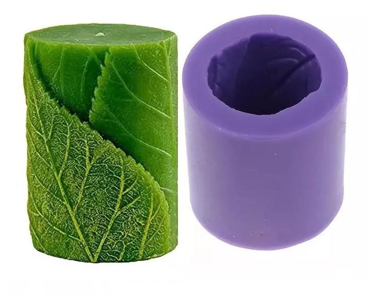 Forma de Silicone - Folha Tubo - Decore Artesanatos SP Imagem de Forma de Silicone - Folha Tubo