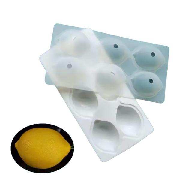 Forma de Silicone Frutas - Limão 6 Cavidades - Cia do Molde Imagem de Forma de Silicone Frutas - Limão 6 Cavidades