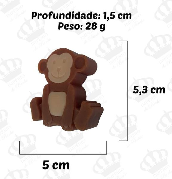 Imagem de Forma de Silicone Macaco Lembrancinha 2Cav. Ib-337