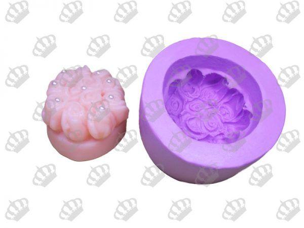 Imagem de Forma de Silicone Maço de Flores Ib-551