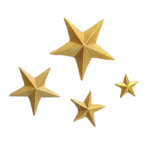 Imagem de Forma de Silicone - Mini Estrelas 4 cav