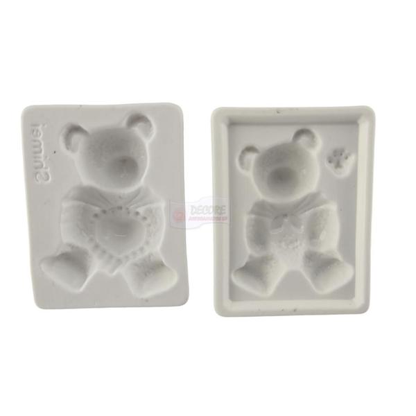 Imagem de Forma de Silicone - Mini Urso Ursinho 2 pcs