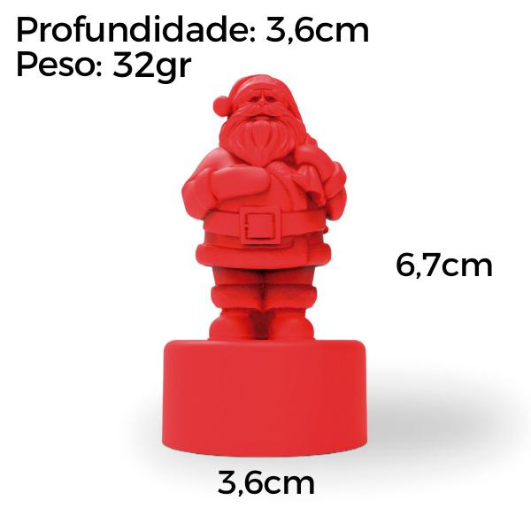 Imagem de Forma de Silicone Papai Noel C/ Saco de Presentes - Pequeno