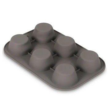 Forma De Silicone Para 6 Cupcakes 27cm Wellmix Imagem de Forma De Silicone Para 6 Cupcakes 27cm Wellmix