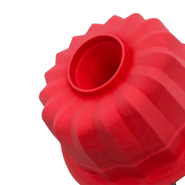 Imagem de Forma de Silicone para Bolo Antiaderente e Fácil de Limpar Vermelho