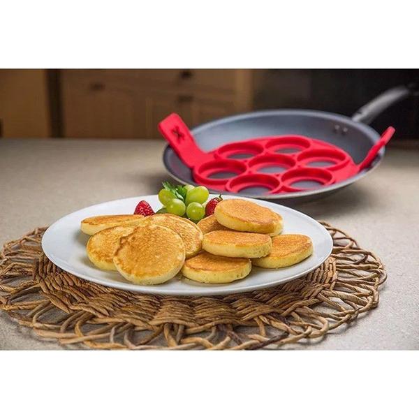Forma de Silicone Para Panquecas Ovos Antiaderente - shop mix Imagem de Forma de Silicone Para Panquecas Ovos Antiaderente