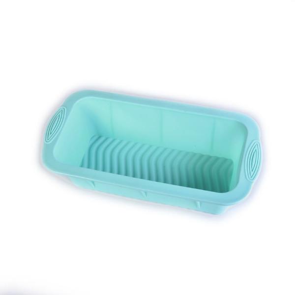 Imagem de Forma De Silicone Para Pão De Forma Verde 21 x 10 x 6,5 Cm