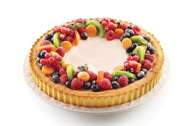 Imagem de Forma De Silicone Para Torta Com Borda Ondulada Crostata - S