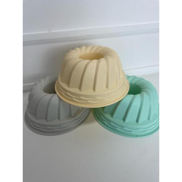 Imagem de Forma de silicone para tortas e bolos antiaderente resistente