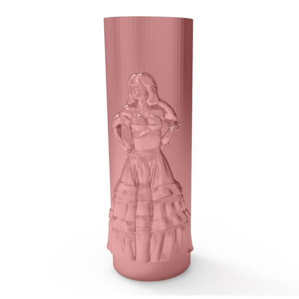 Forma de Silicone Pomba-Gira Vela de Orixá - IB Imagem de Forma de Silicone Pomba-Gira Vela de Orixá