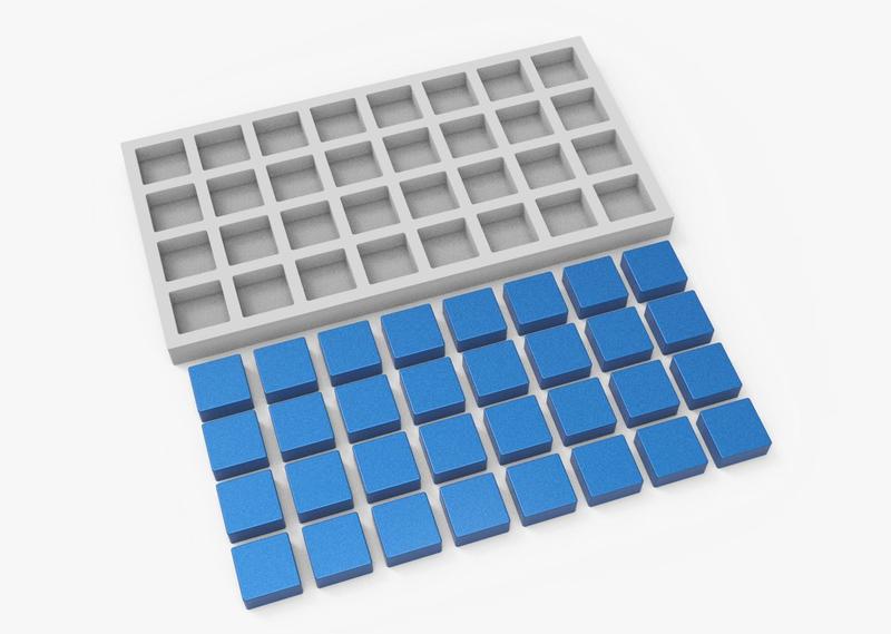 Imagem de Forma de Silicone Quadradinhos 32 Cavidades