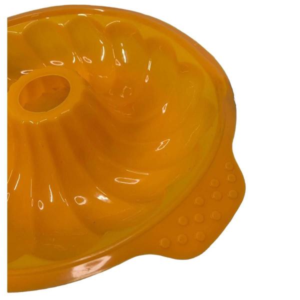 Imagem de Forma De Silicone Redonda Com Alça Para Bolo, Pudim, Doces