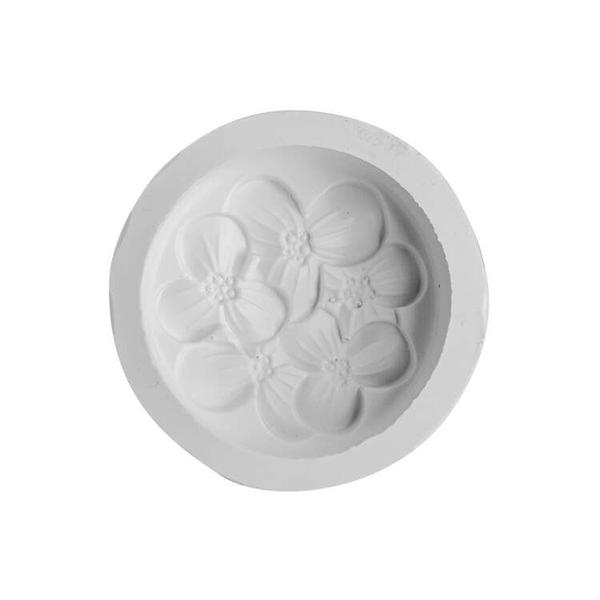 Forma de Silicone Redonda Florida Ib-1788 (Molde de Silicone para Sabonete) Imagem de Forma de Silicone Redonda Florida Ib-1788 (Molde de Silicone para Sabonete)