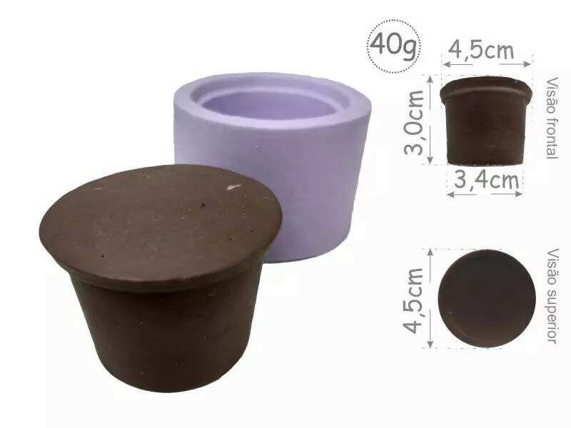 Imagem de Forma de Silicone Vaso p/ Flor Ib-243