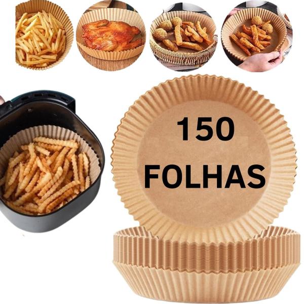 Imagem de Forma Descartável Air Fryer Forro Papel Antiaderente 150pç