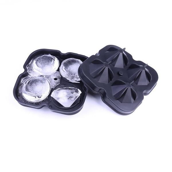 Imagem de Forma Diamante Silicone Bandeja Gelo Cozinha Suco Coquetel