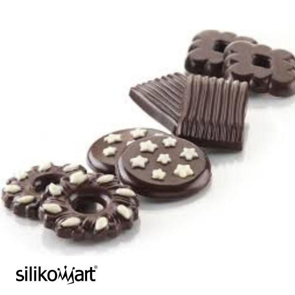 Imagem de Forma em Silicone Mini Bombom Chocolate Biscoito Silikomart