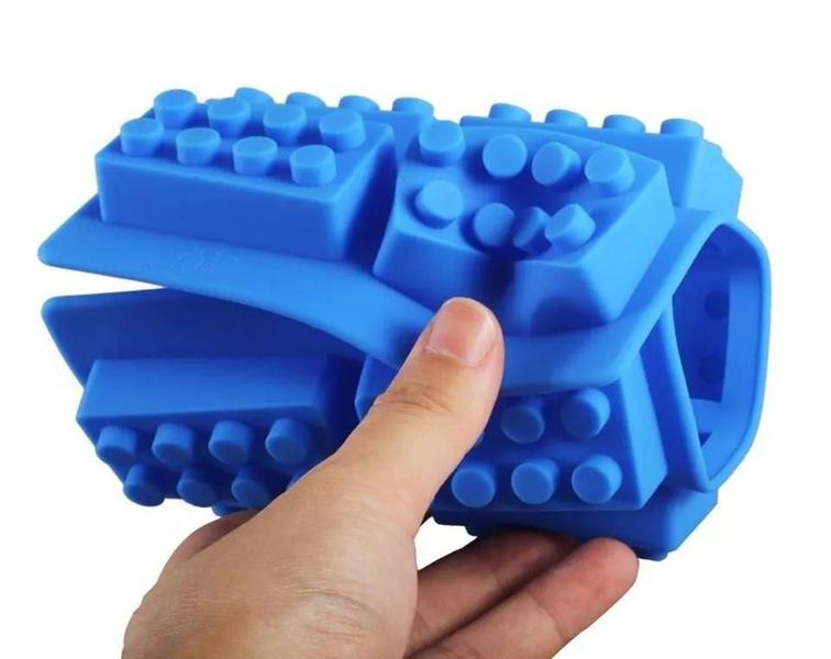 Imagem de Forma Em Silicone Para Gelo - Bloco De Montar