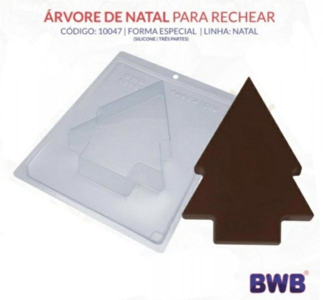 Imagem de Forma Especial (3 partes) para Chocolate BWB Arvore de natal para rechear (10047)