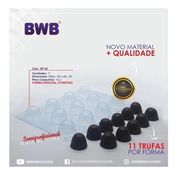 Imagem de Forma Especial Silicone Trufa Grande - 3 Partes - Sp 42 60g Bwb