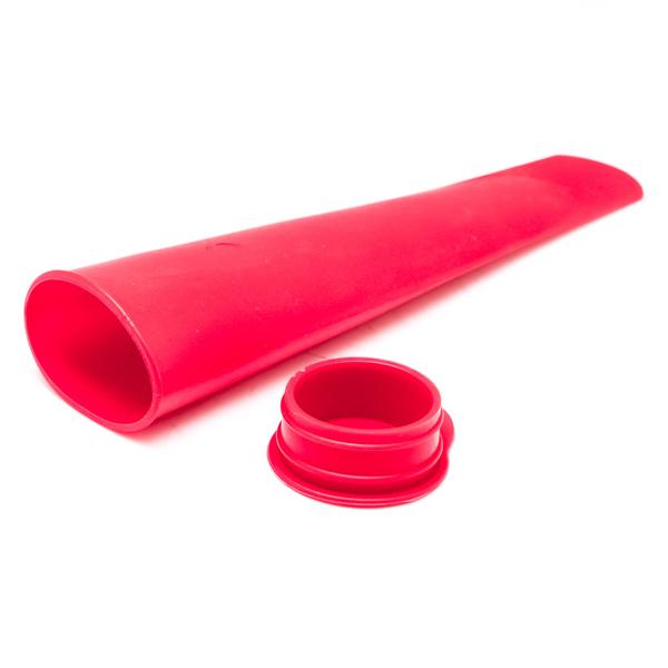 Imagem de Forma Gelo Comprido Tampa Silicone Vermelha 5X15Cm Dasshaus