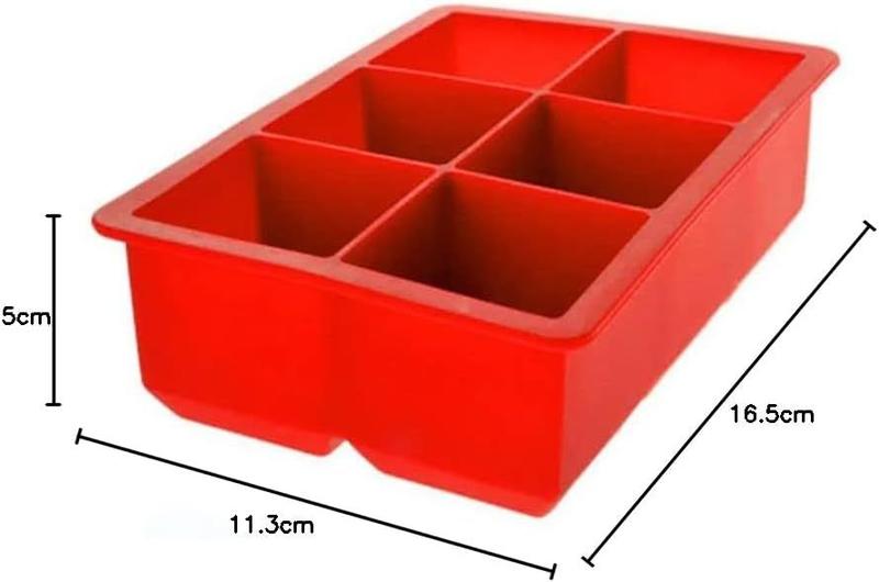 Forma Gelo Quadrado Grande em Silicone - Mimo Style Imagem de Forma Gelo Quadrado Grande em Silicone - Mimo Style