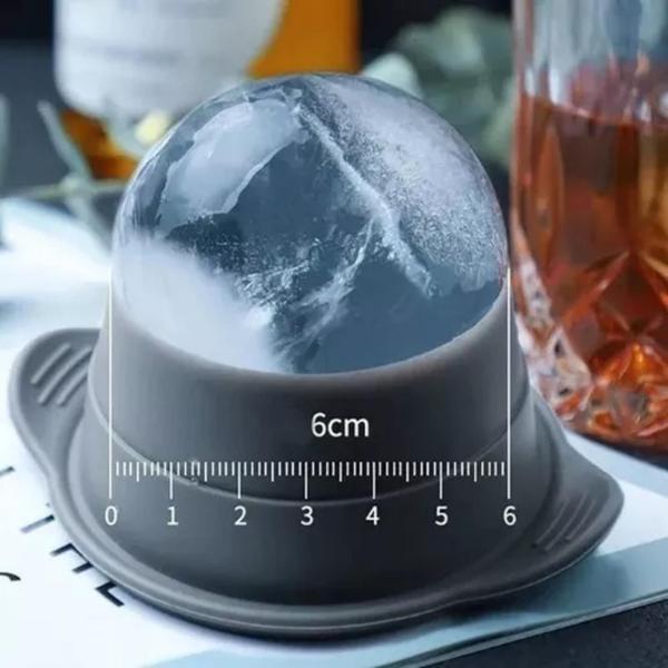 Imagem de Forma Gelo Silicone Esfera Bola Grande Redonda Whisky Drink - Império