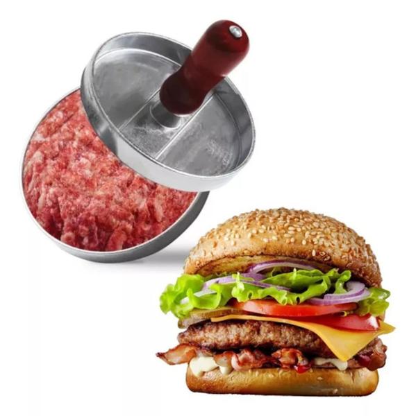 Imagem de Forma Modeladora De Hamburguer Caseiro Artesanal 12cm - Interponte