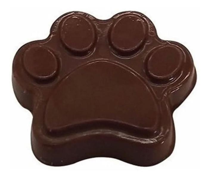 Imagem de Forma Molde Acetato Chocolate Confeiteiro Pata Patinha Cão