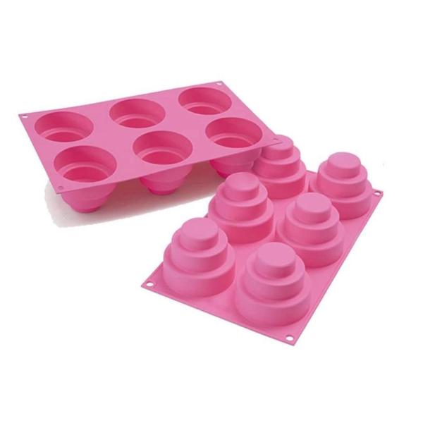 Imagem de Forma Molde Em Silicone Mini Bolo Doce Cake Silikomart