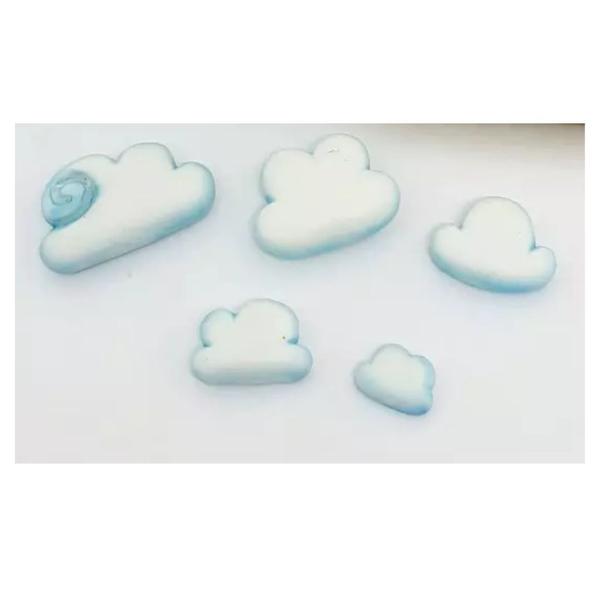 Imagem de Forma Molde Silicone Biscuit Kit Mini Nuvens 7 Cav