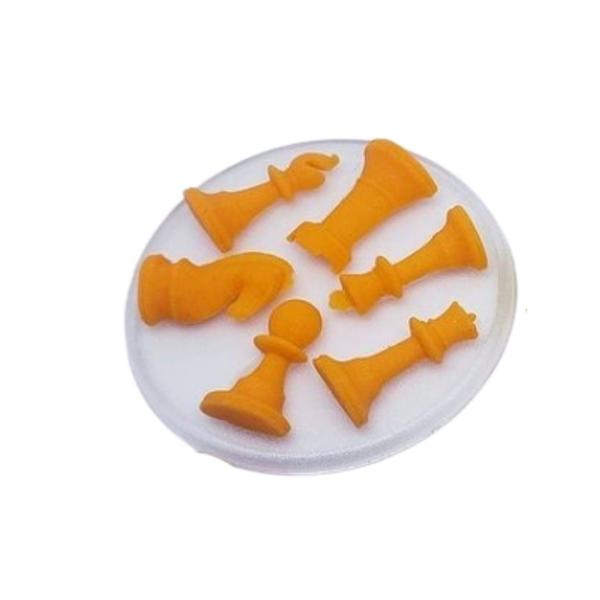 Forma Molde Silicone Biscuit Mini Jogo Xadrez 6 Cav - Decore Artesanatos SP Imagem de Forma Molde Silicone Biscuit Mini Jogo Xadrez 6 Cav