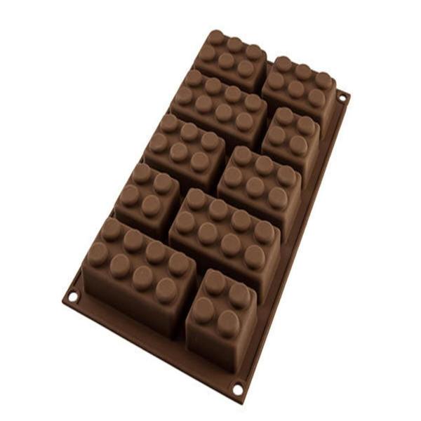 Imagem de Forma Molde Silicone Chocolate Bloco Confeitaria Silikomart