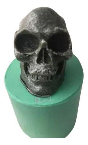 Forma Molde Silicone Sabonete Vela Caveira Mod 2 - DECORE ARTESANATOS SP Imagem de Forma Molde Silicone Sabonete Vela Caveira Mod 2