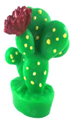 Forma Molde Silicone Sabonete Vela Suculenta Cacto Alto - DECORE ARTESANATOS SP Imagem de Forma Molde Silicone Sabonete Vela Suculenta Cacto Alto