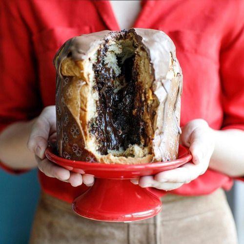 Imagem de Forma Panetone Trufado e Bolotone Alumínio 500g - Natal