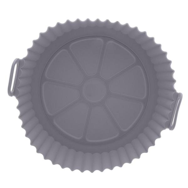 Imagem de Forma Para Air Fryer 19cm X 8,5cm Silicone Redonda Reutilizável Lyor