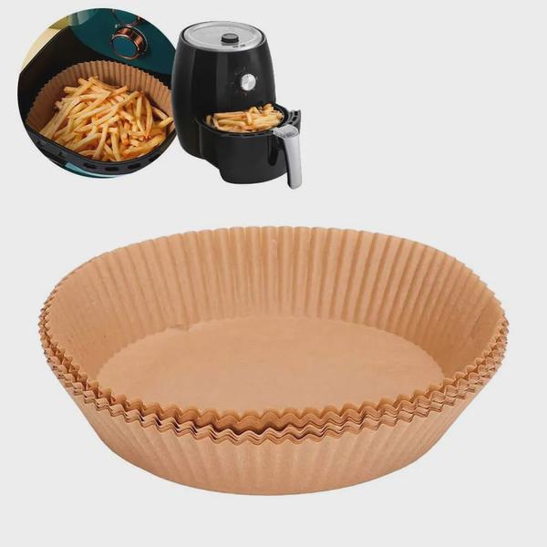 Imagem de Forma para Airfryer de Papel Antiaderente Descartável 50 folhas - Lyor