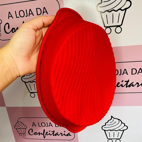 Imagem de Forma Para Bolo e Torta 29cm Redonda Antiaderente Prime Chef