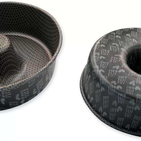 Forma Para Bolo Ou Pudim Aa Cinza Com Furo Nº22 Antiaderente - Alegrete Imagem de Forma Para Bolo Ou Pudim Aa Cinza Com Furo Nº22 Antiaderente