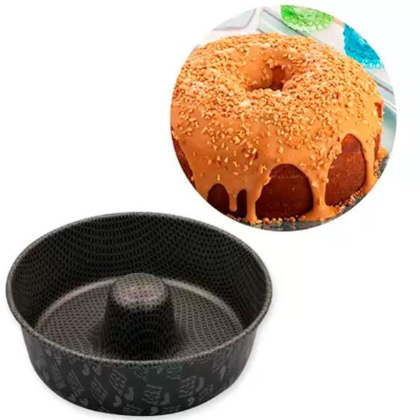 Forma Para Bolo Ou Pudim Aa Cinza Com Furo Nº22 Antiaderente - Alegrete Imagem de Forma Para Bolo Ou Pudim Aa Cinza Com Furo Nº22 Antiaderente