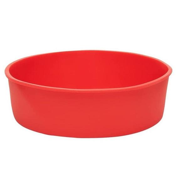 Imagem de Forma para bolo silicone redonda pequena vermelho 3615