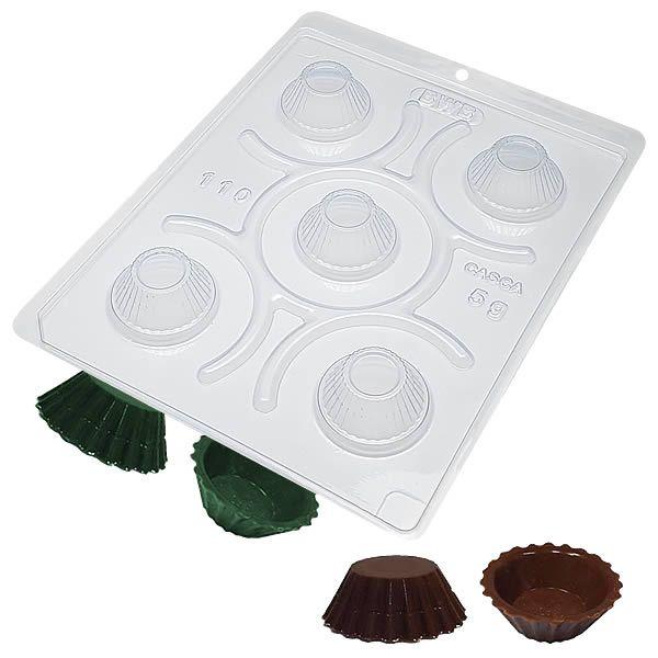 Imagem de Forma para Chocolate com Silicone CupCake Mini Ref. 110 BWB 1unid